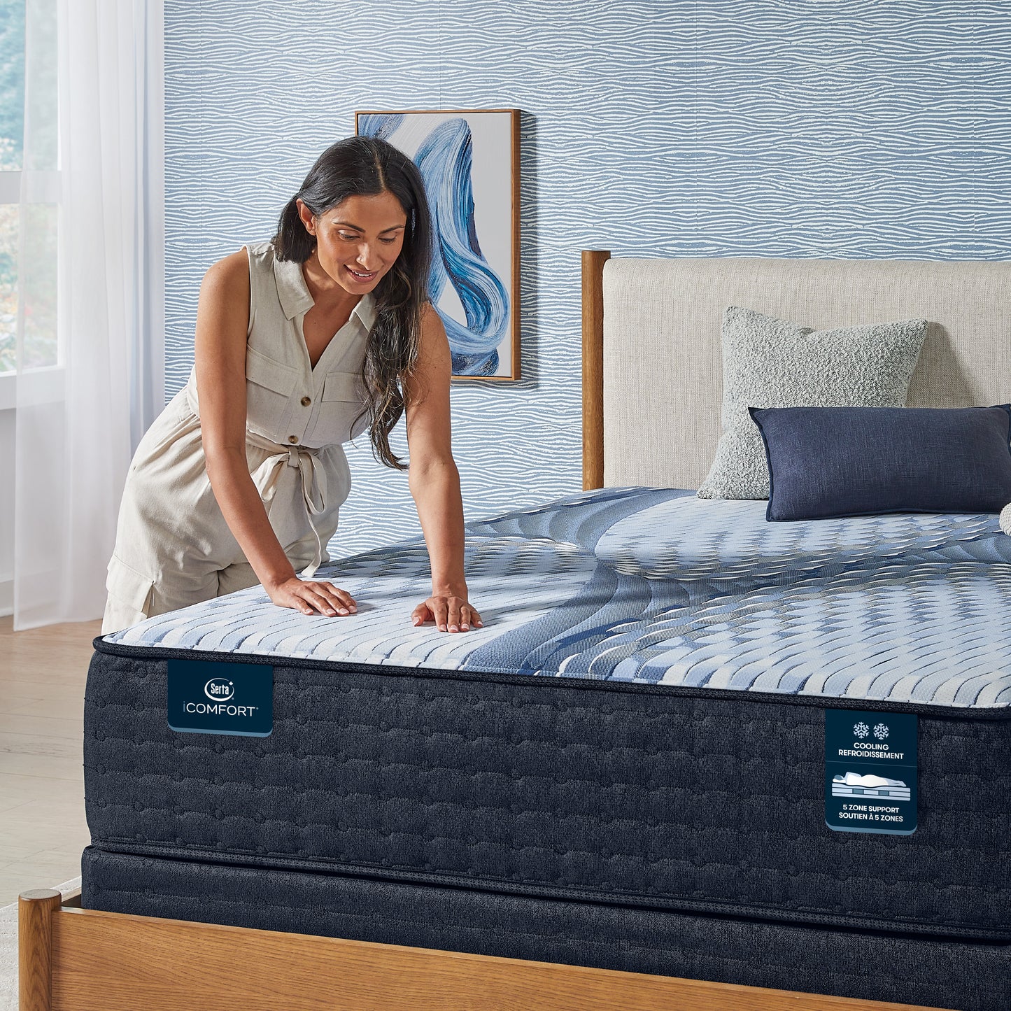 Serta iComfort Mattress - Smooth Top Level 1
