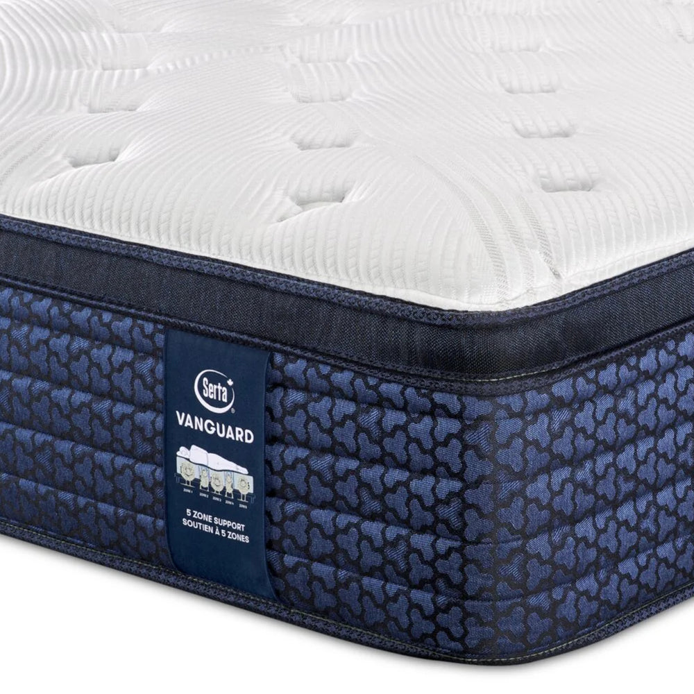 Serta® Vanguard Stonebridge Eurotop Medium